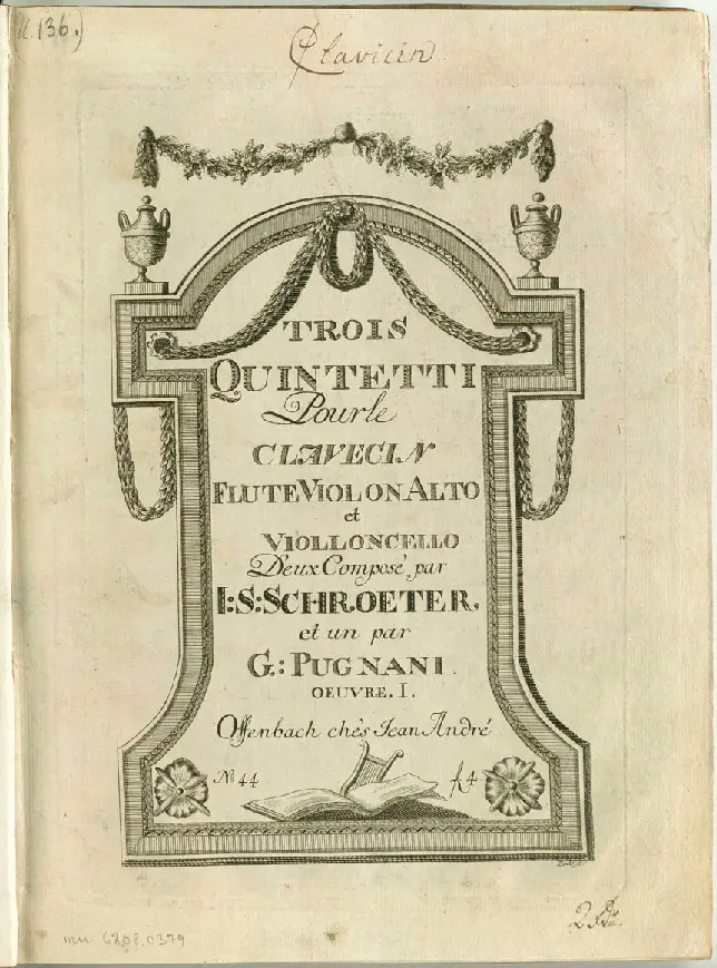 2 Harpsichord Quintets - Page 1