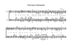 Christ lag in Todesbanden, BWV 277-278