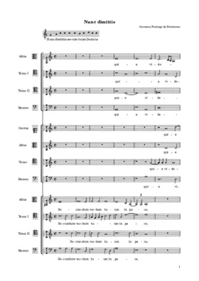 Nunc dimittis a 12