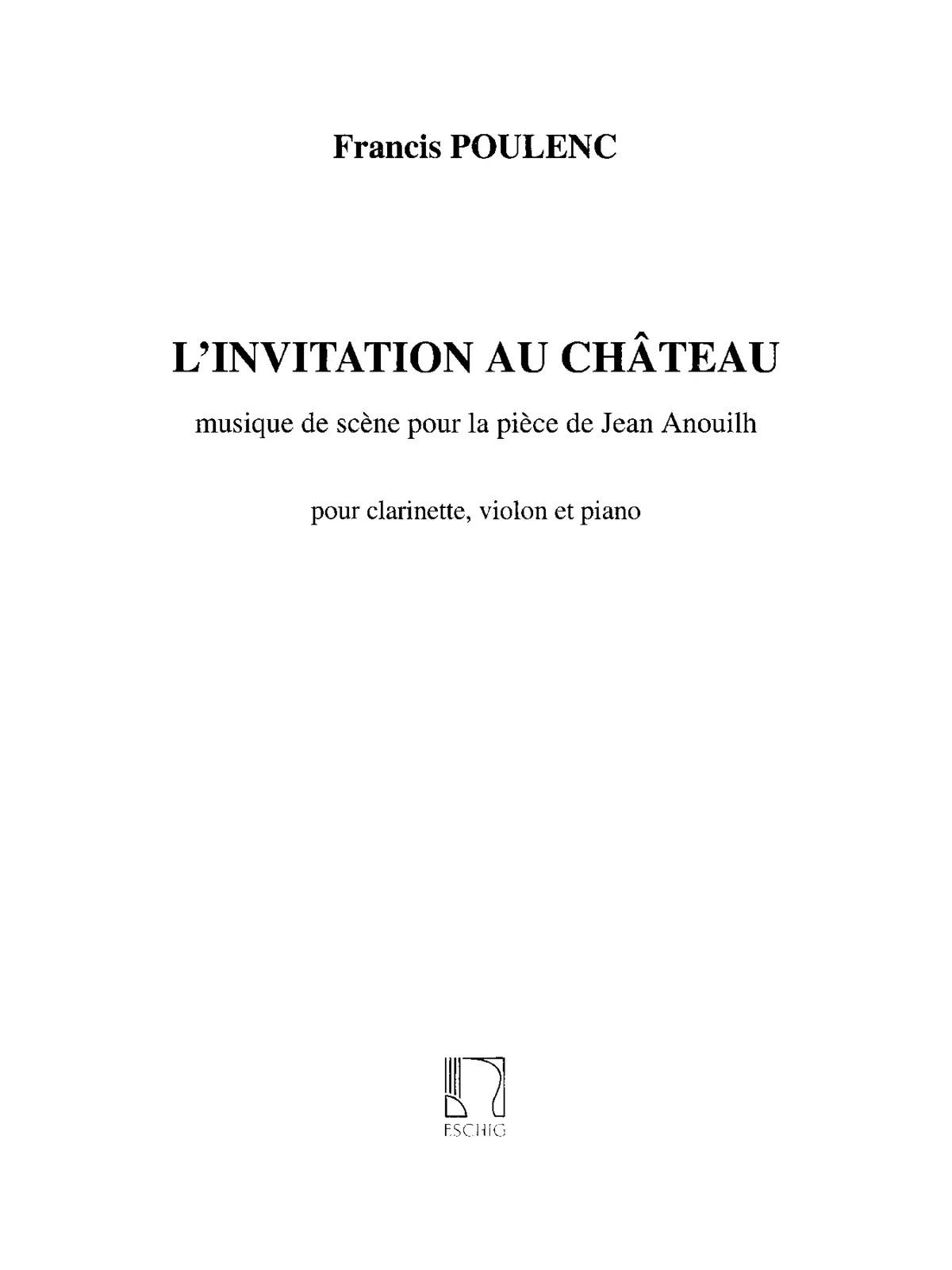 L'invitation au château - Page 1