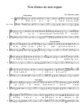 Non dormo nò non sognio