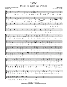 Beatus vir qui in lege