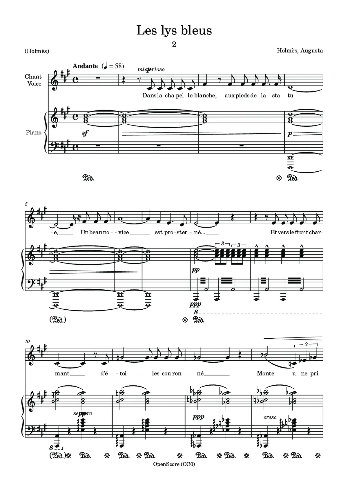 Les lys bleus - Page 1