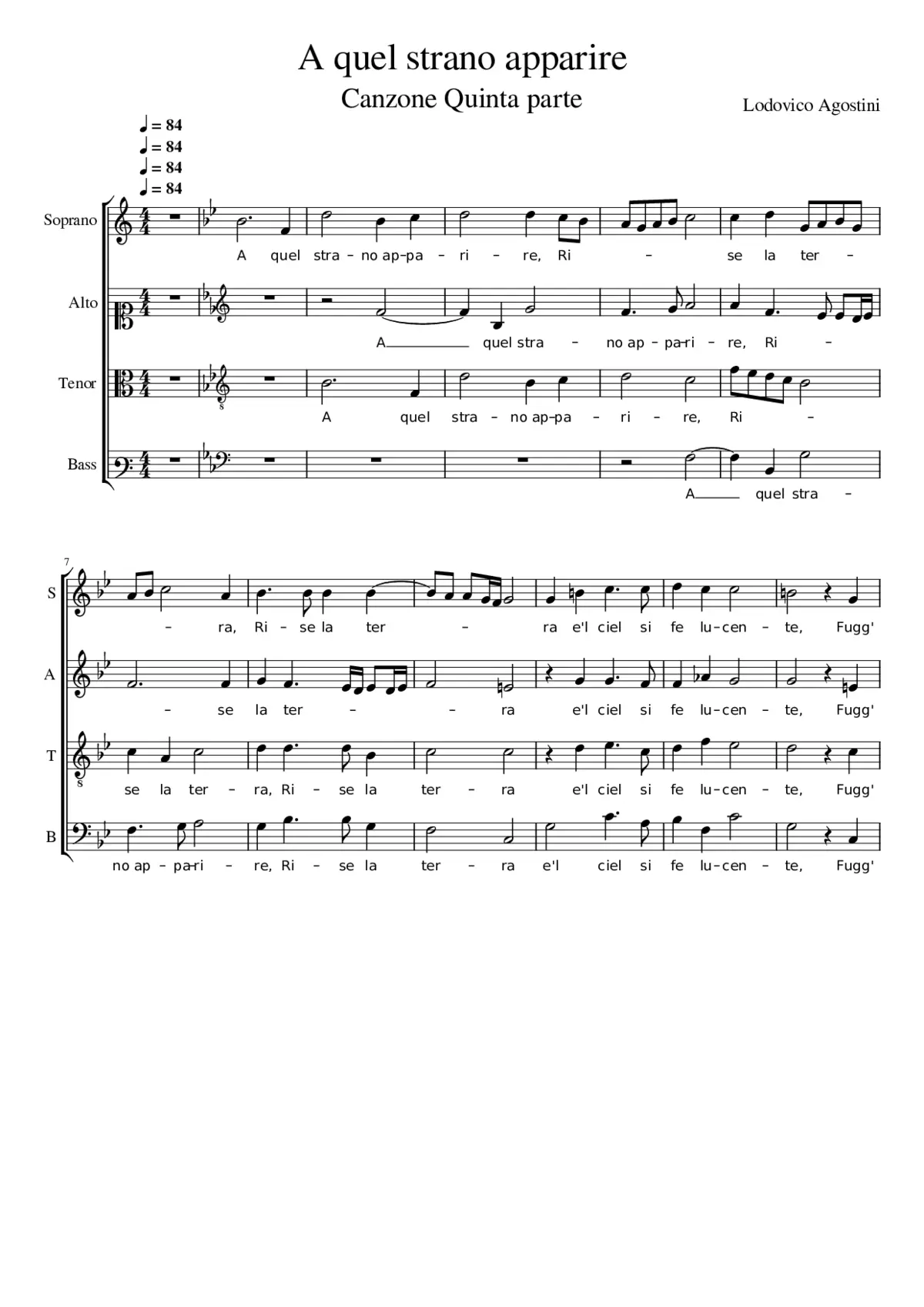 A quel strano apparire - Page 1