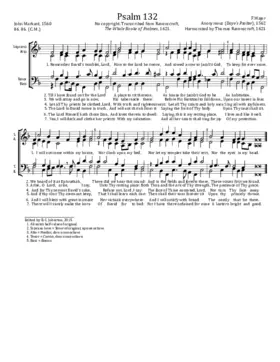 Remember David's troubles, Lord