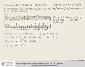 Concerto for 3 Oboes, 3 Violins and Continuo