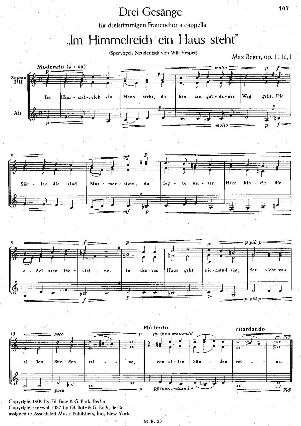3 Gesänge - Page 1