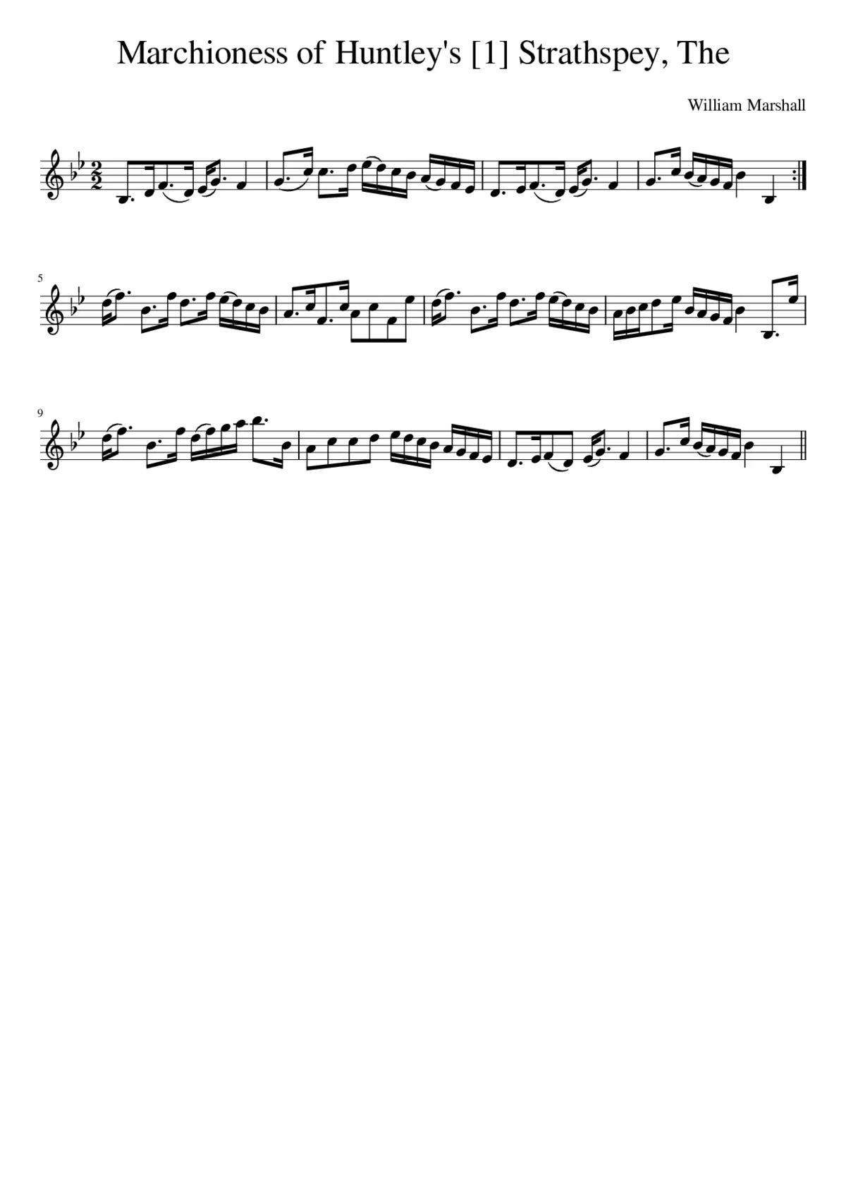 The Marchioness of Huntly - Page 1