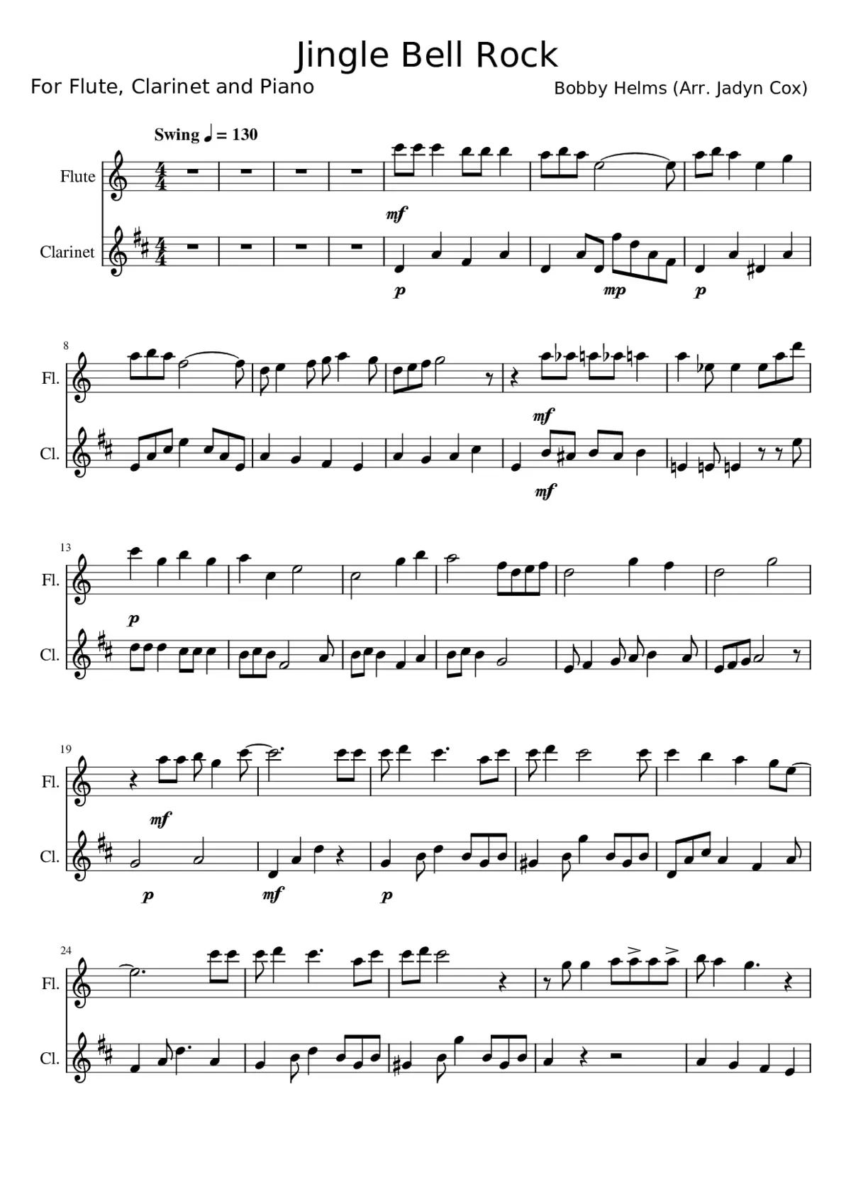 jingle bell rock - Page 1