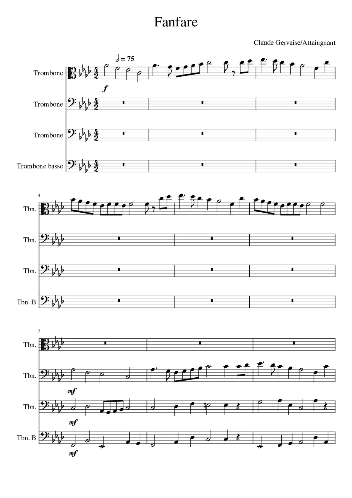 Allemande - Page 1