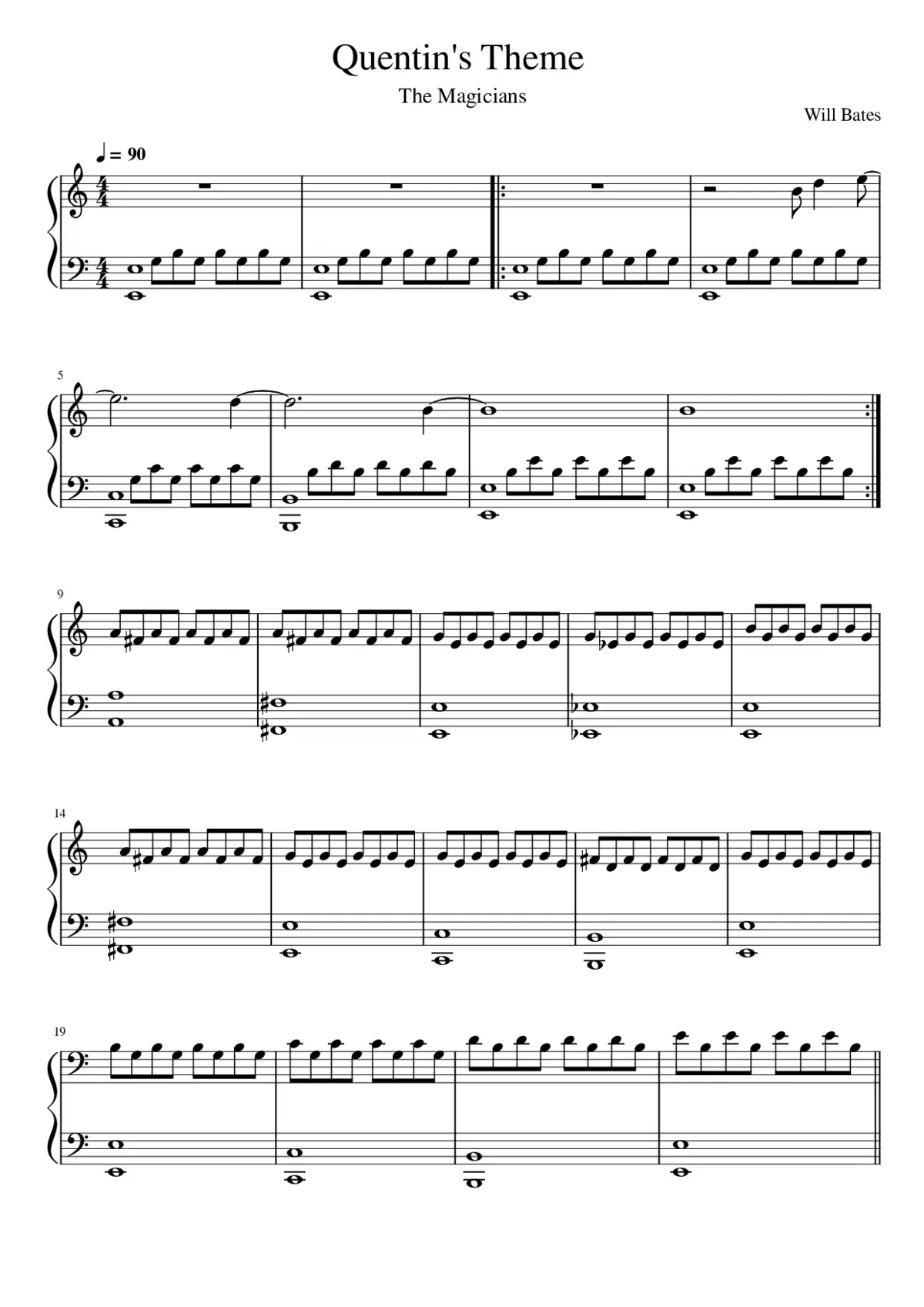 Quentin's Theme - Page 1