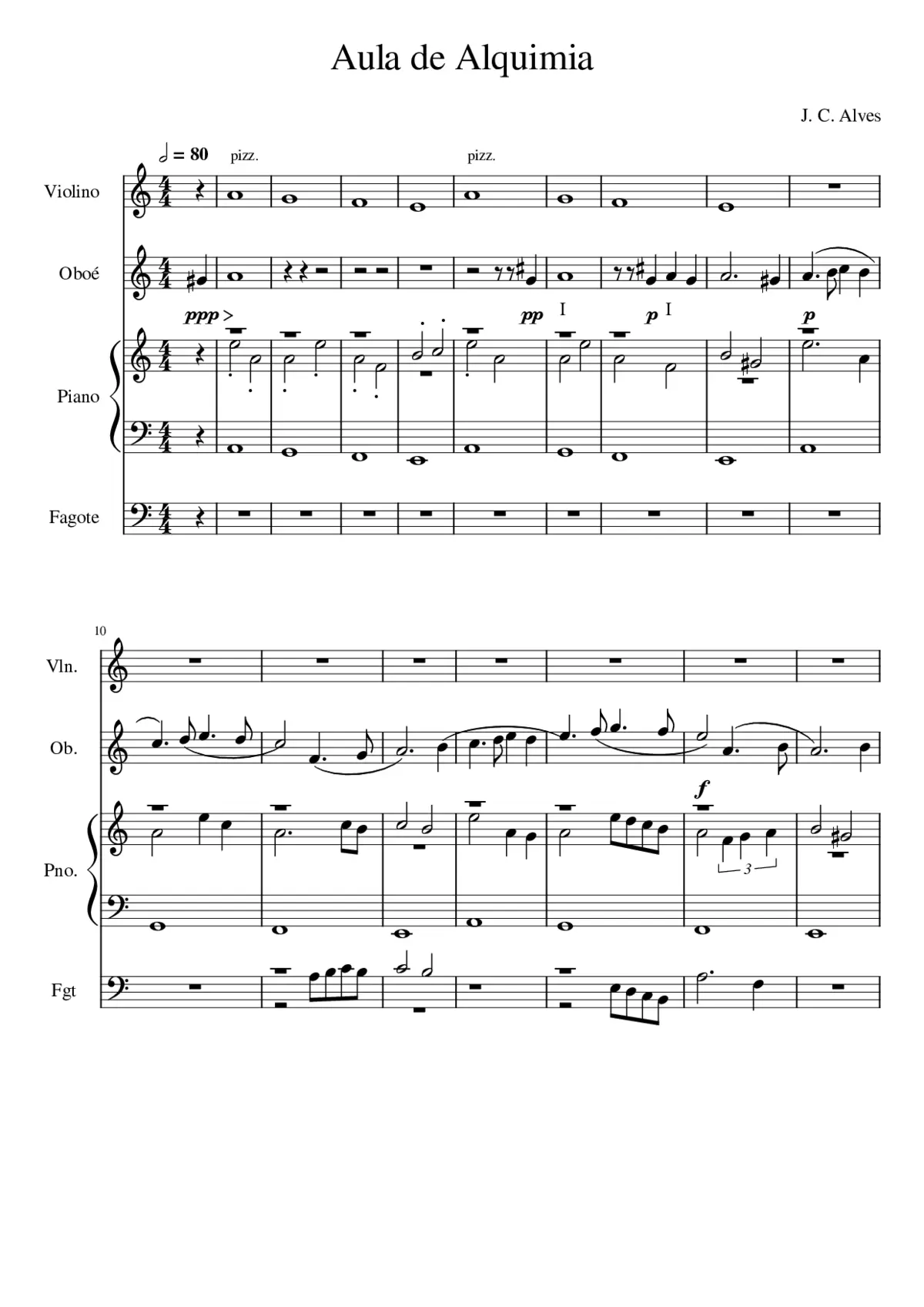 Aula de Alquimia - Page 1