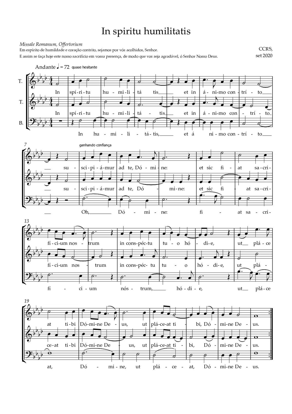In spiritu humilitatis - Page 1