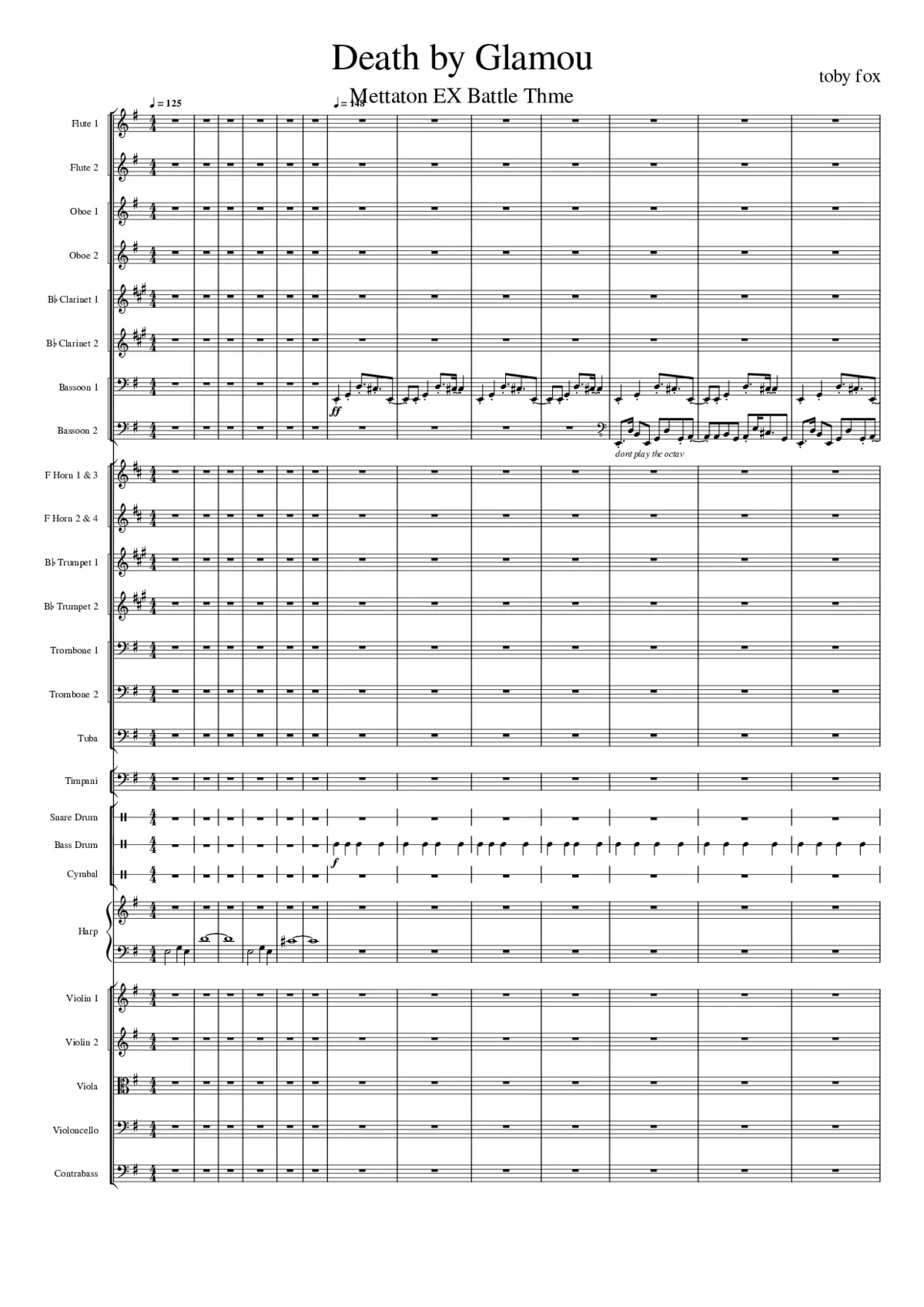 Death by Glamour - Page 1