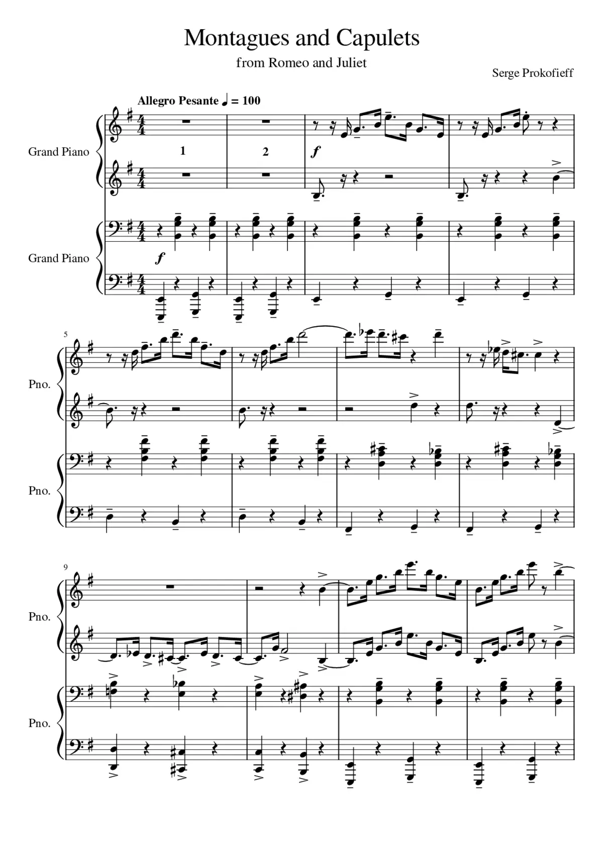 Montagues and Capulets - Page 1