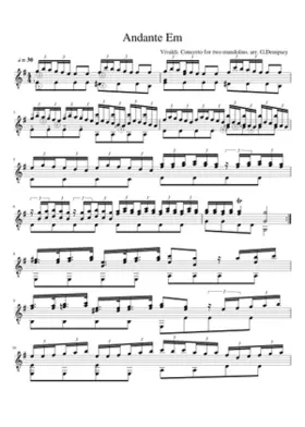 Concerto for 2 Mandolins in G major RV 532