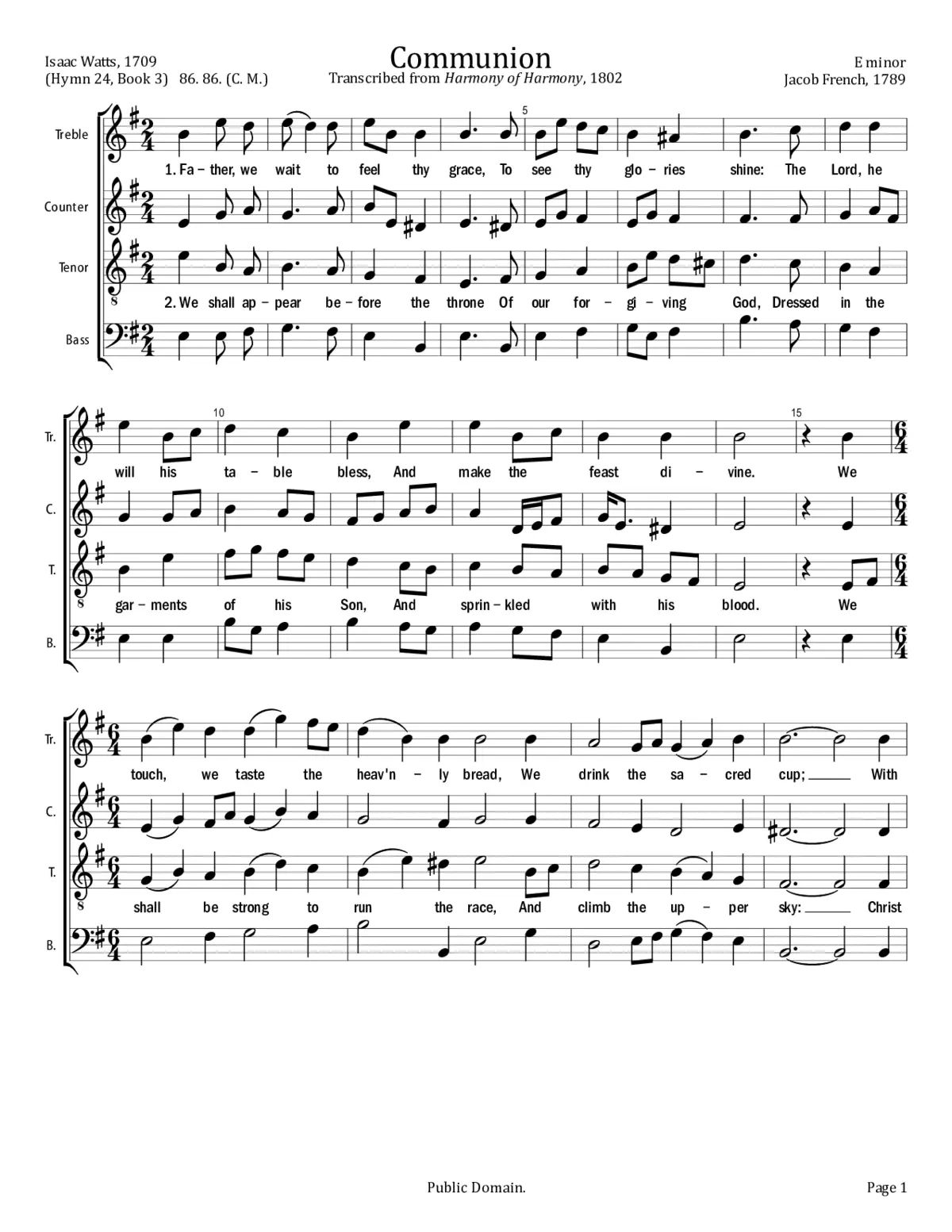 Communion - Page 1