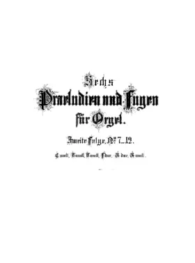 Prelude (Fantasia) and Fugue in C minor