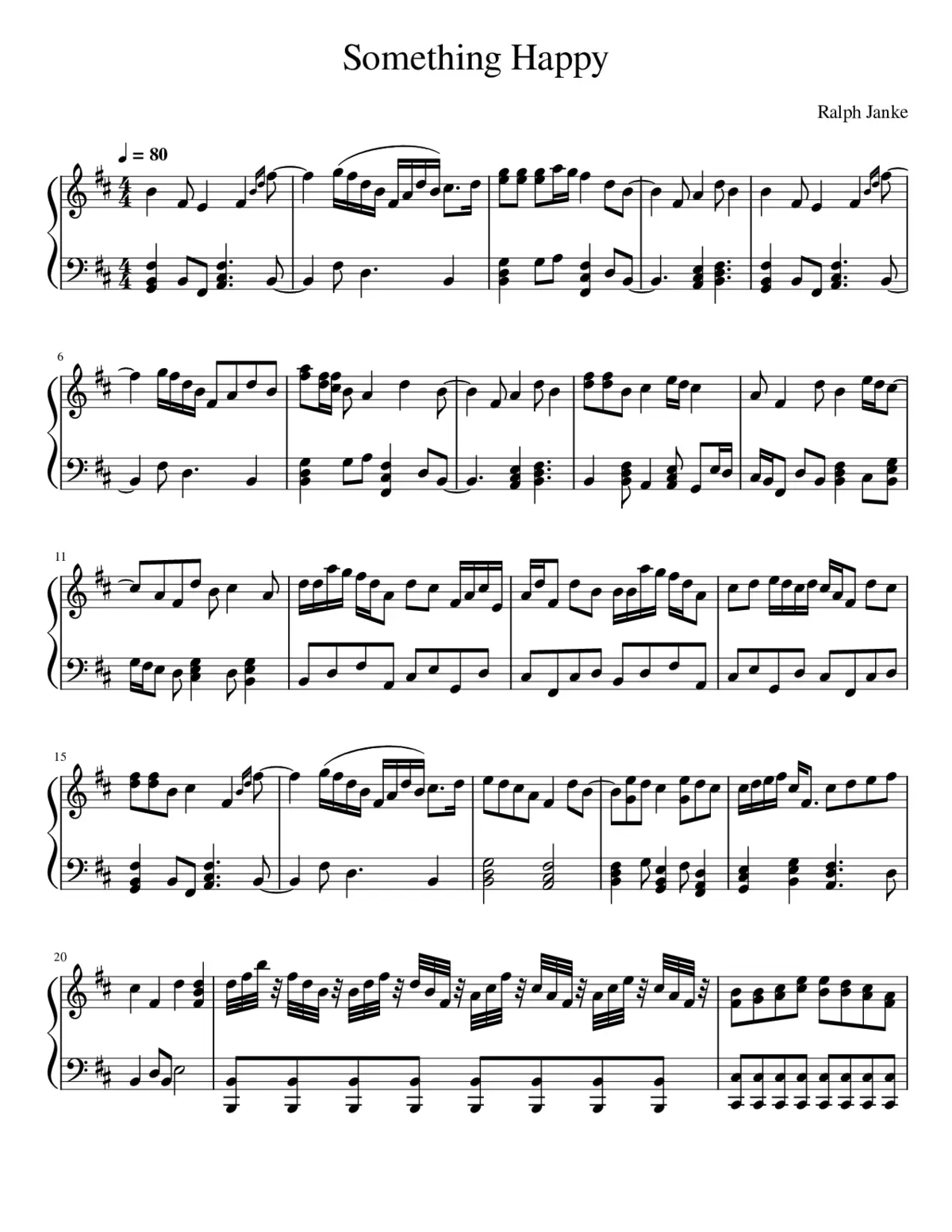 Something Happy - Page 1