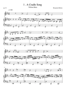 A Cradle Song William Blake
