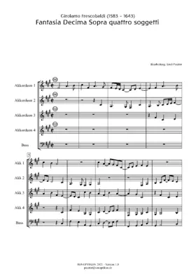 Fantasia decima sopra quattro soggietti
