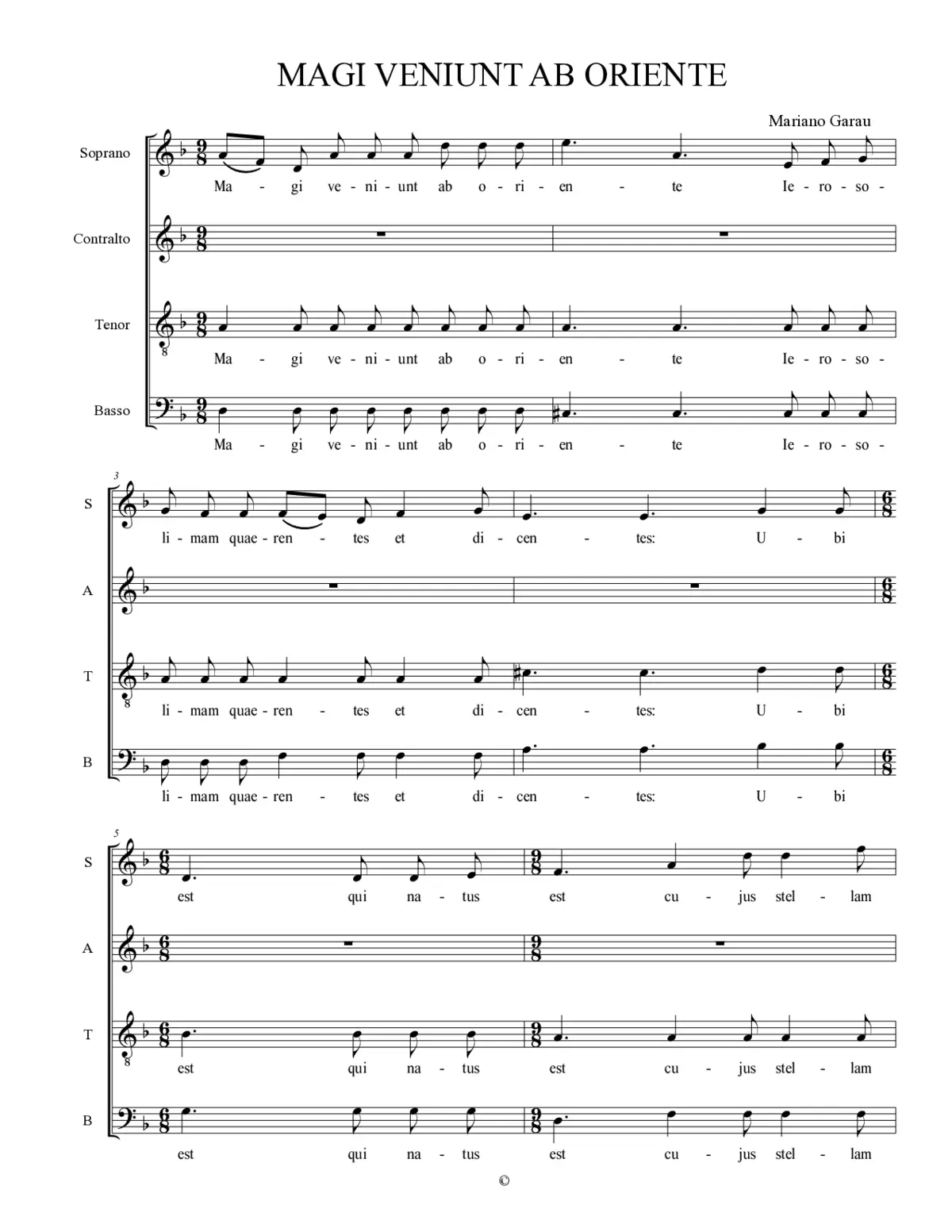 Magi veniunt ab oriente - Page 1