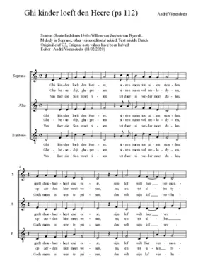 Ghi kinder loeft den Heere