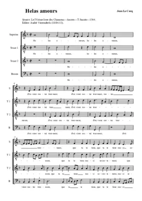 Helas amours