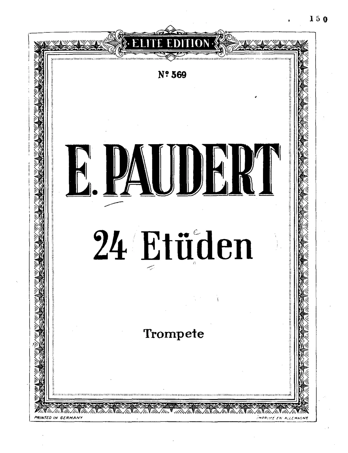 24 Etüden für Trompete - Page 1