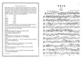 Piano Trio No.1