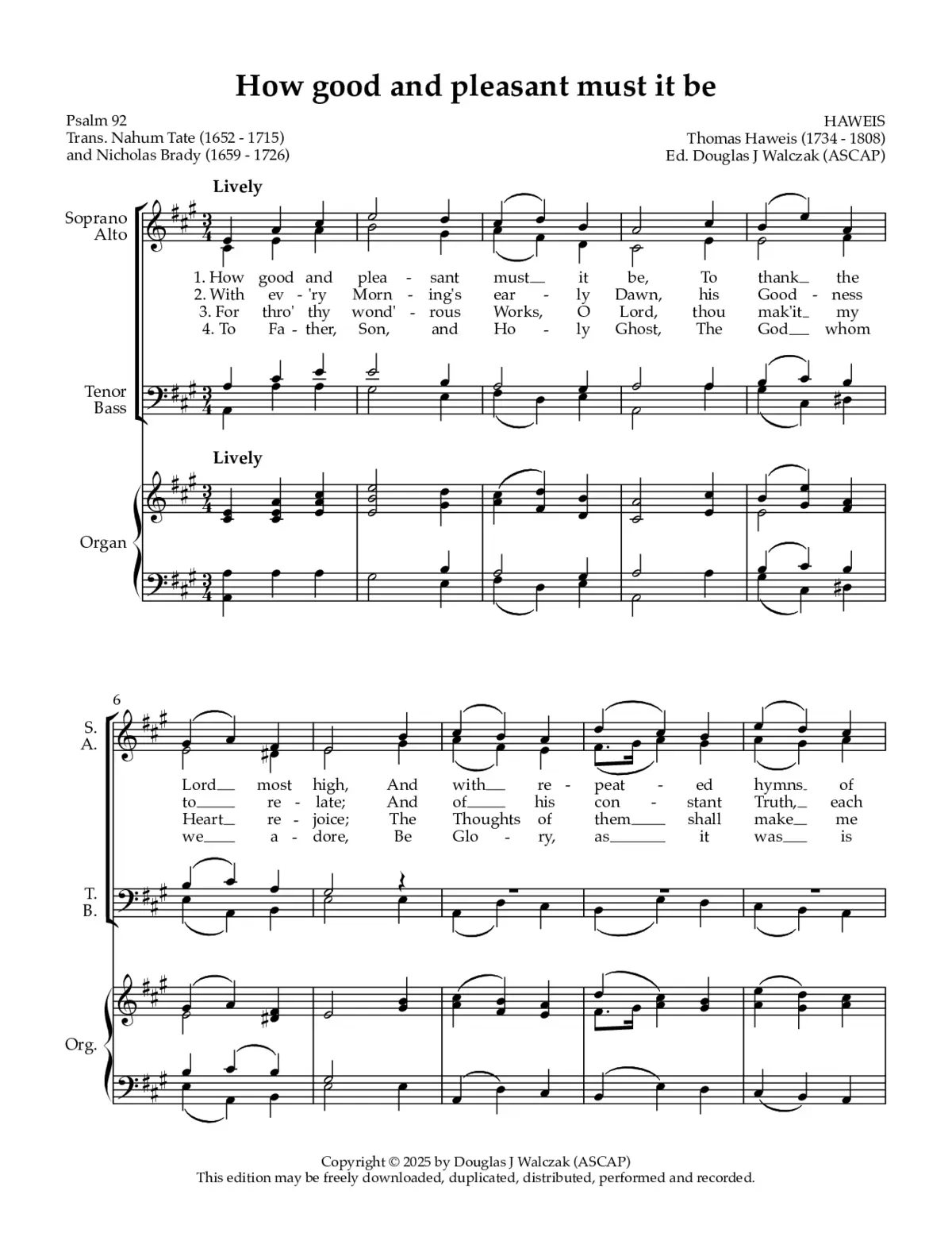How good and pleasant must it be - Page 1