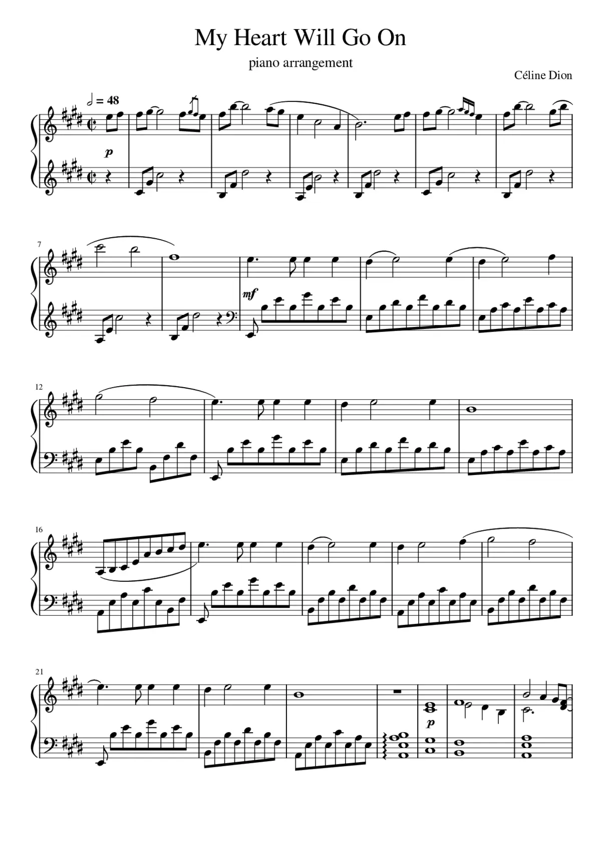 my heart will go on - Page 1