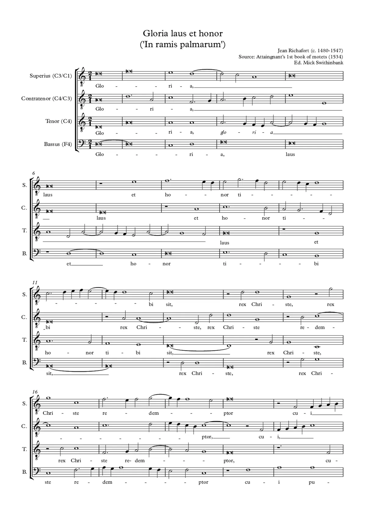 Gloria laus et honor - Page 1