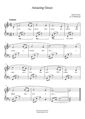 Amazing Grace - New Britain tune