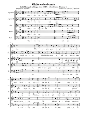 Gioite voi col canto