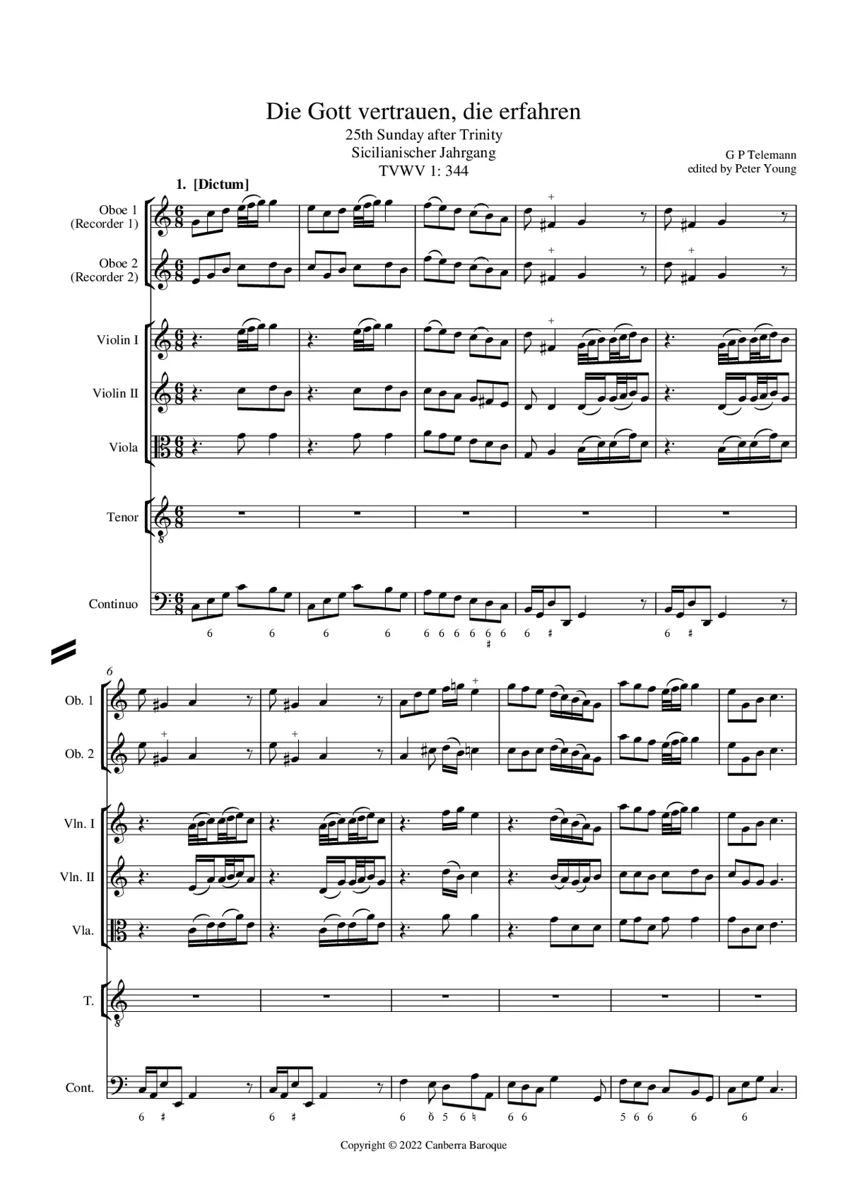 Die Gott vertrauen, die erfahren - Page 1