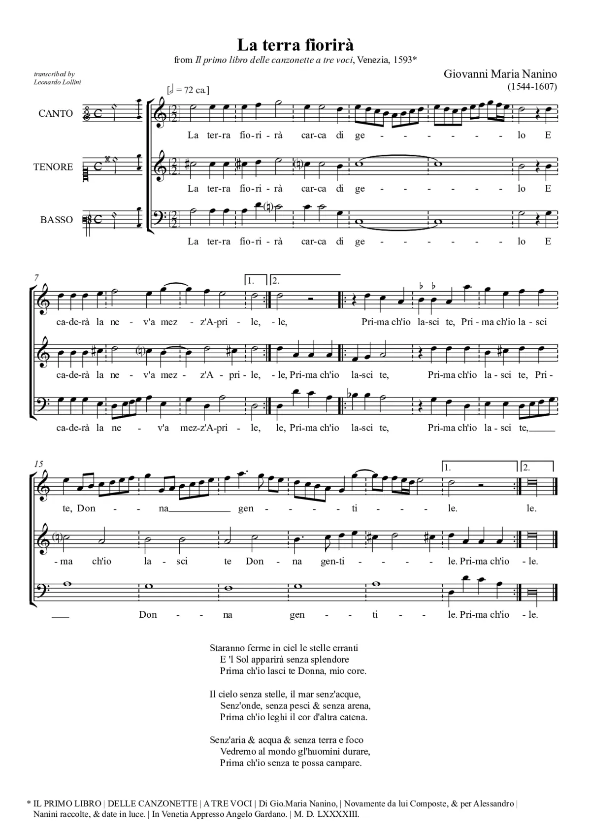 La terra fiorirà - Page 1