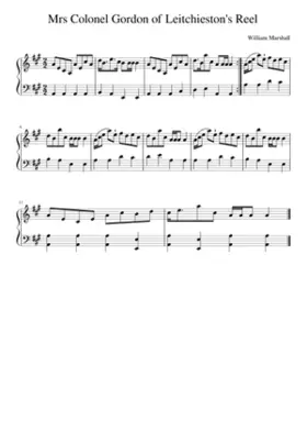 Mrs Colonel Gordon of Leitchieston's Reel