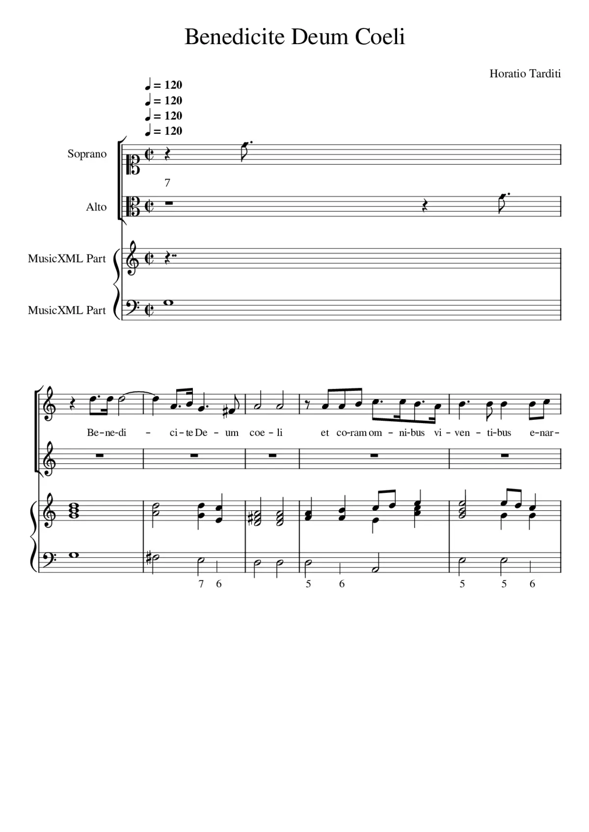 Benedicite Deum Caeli - Page 1