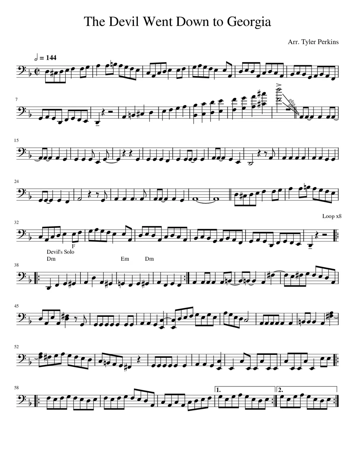 the devil went down to georgia - Page 1