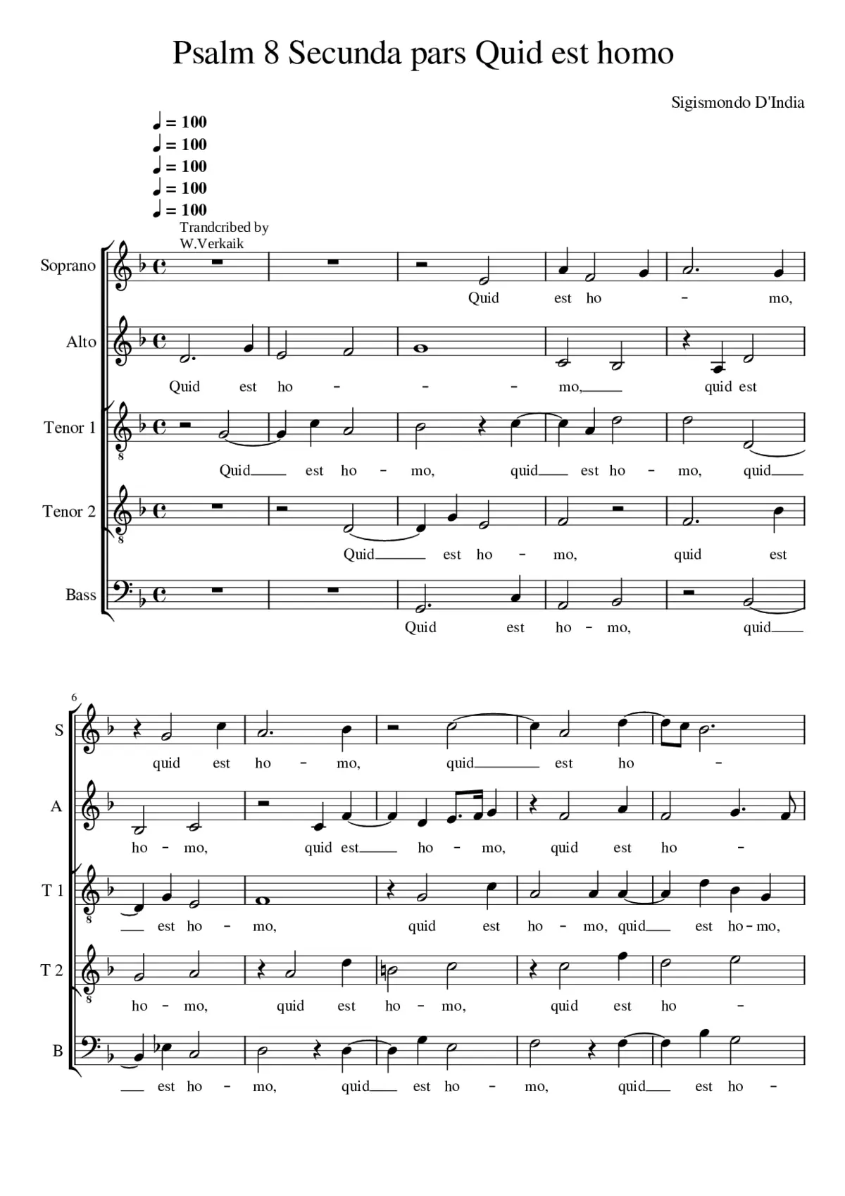 Quid est homo - Page 1