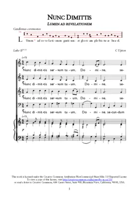 Nunc dimittis (Lumen ad revelationem)