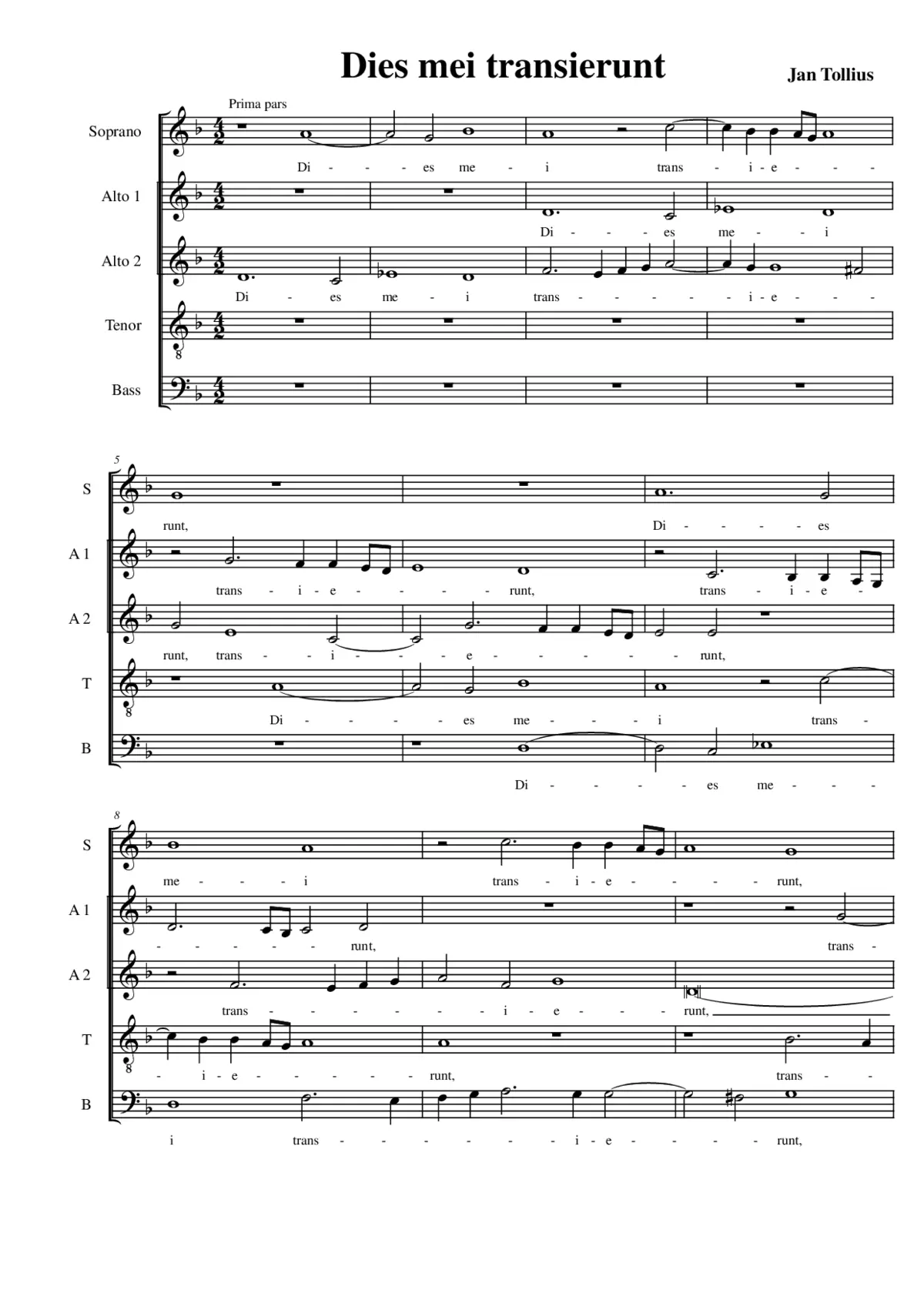 Dies mei transierunt - Page 1
