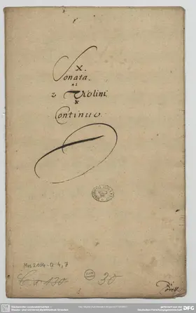 Trio Sonata in G major