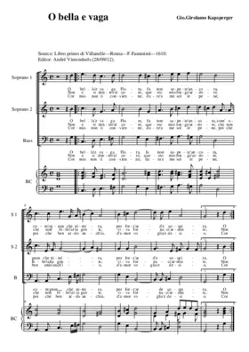 O bella e vaga Flora