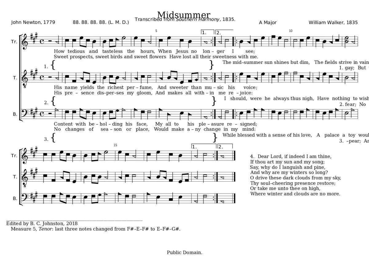 Midsummer - William Walker - Page 1