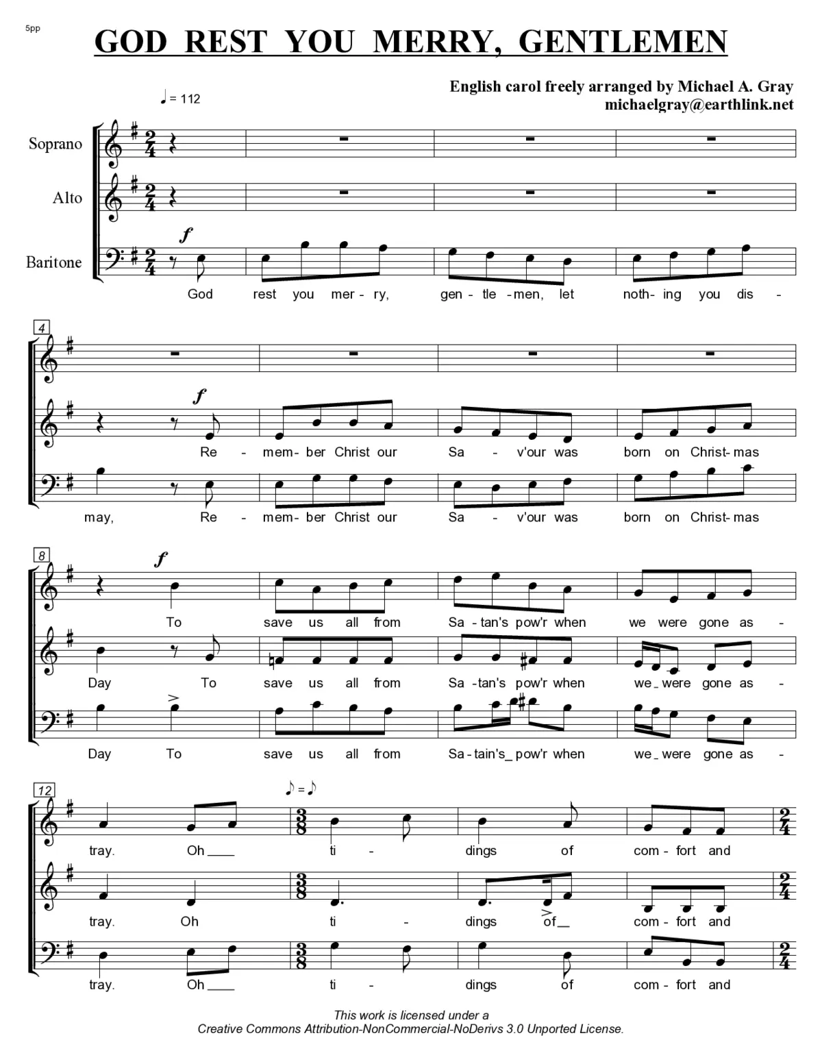 God rest you merry, gentlemen - Page 1