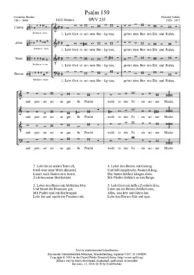 Lobt Gott in seinem Heiligtum, SWV 255