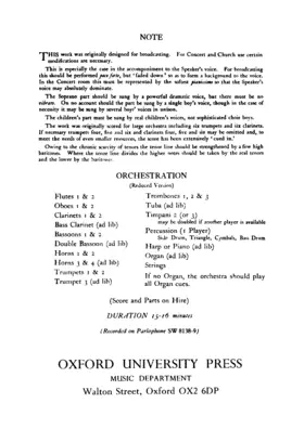 A Song of Thanksgiving