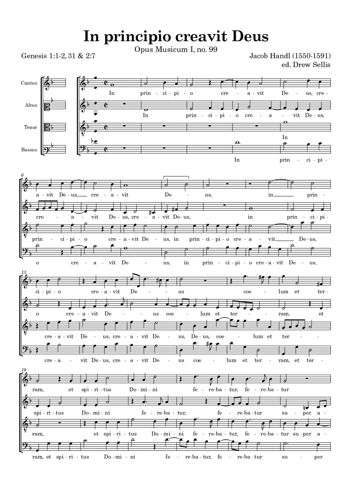 In principio creavit Deus - Page 1